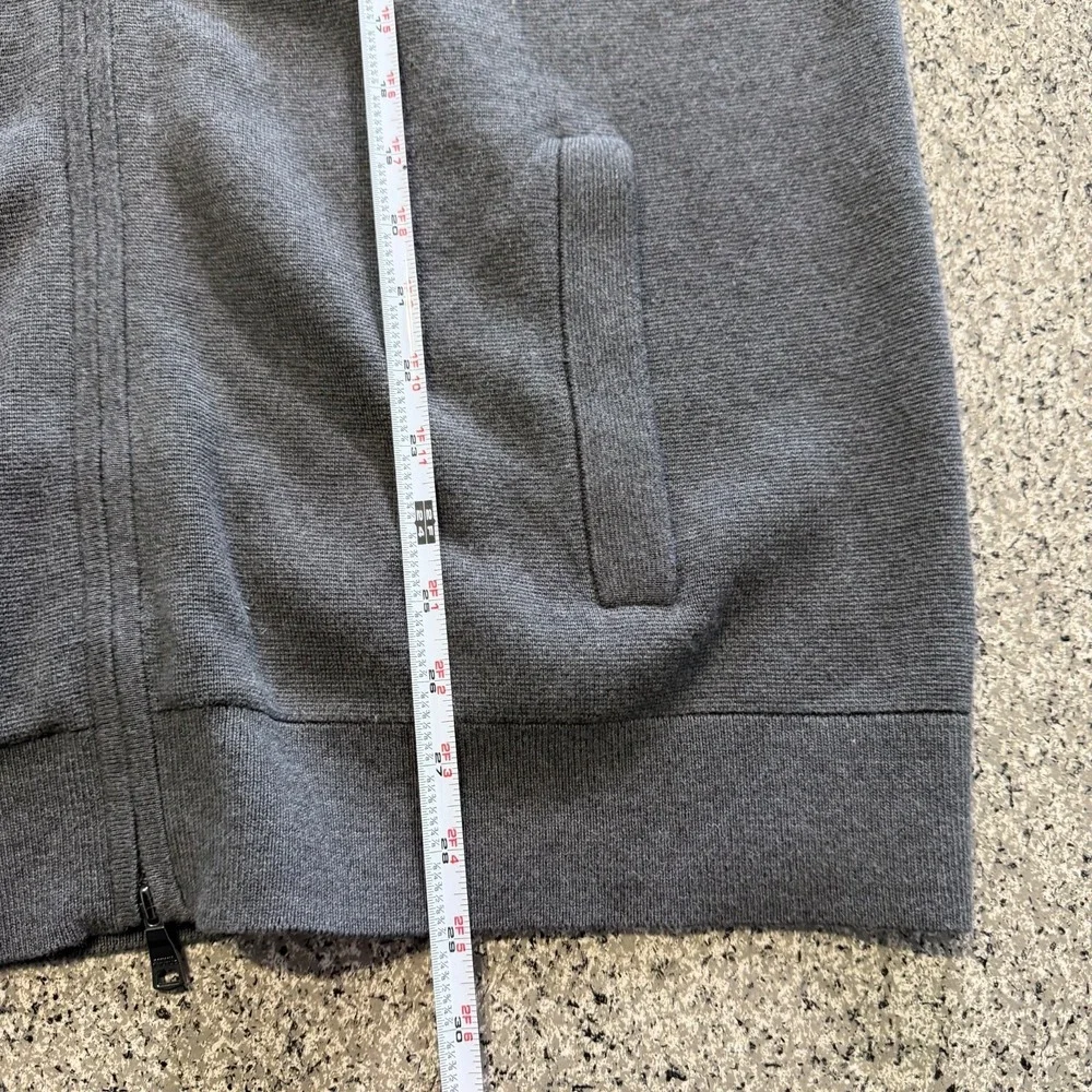 Banana Republic Hoodie Mens XL Supima Cotton Full Zip Grey